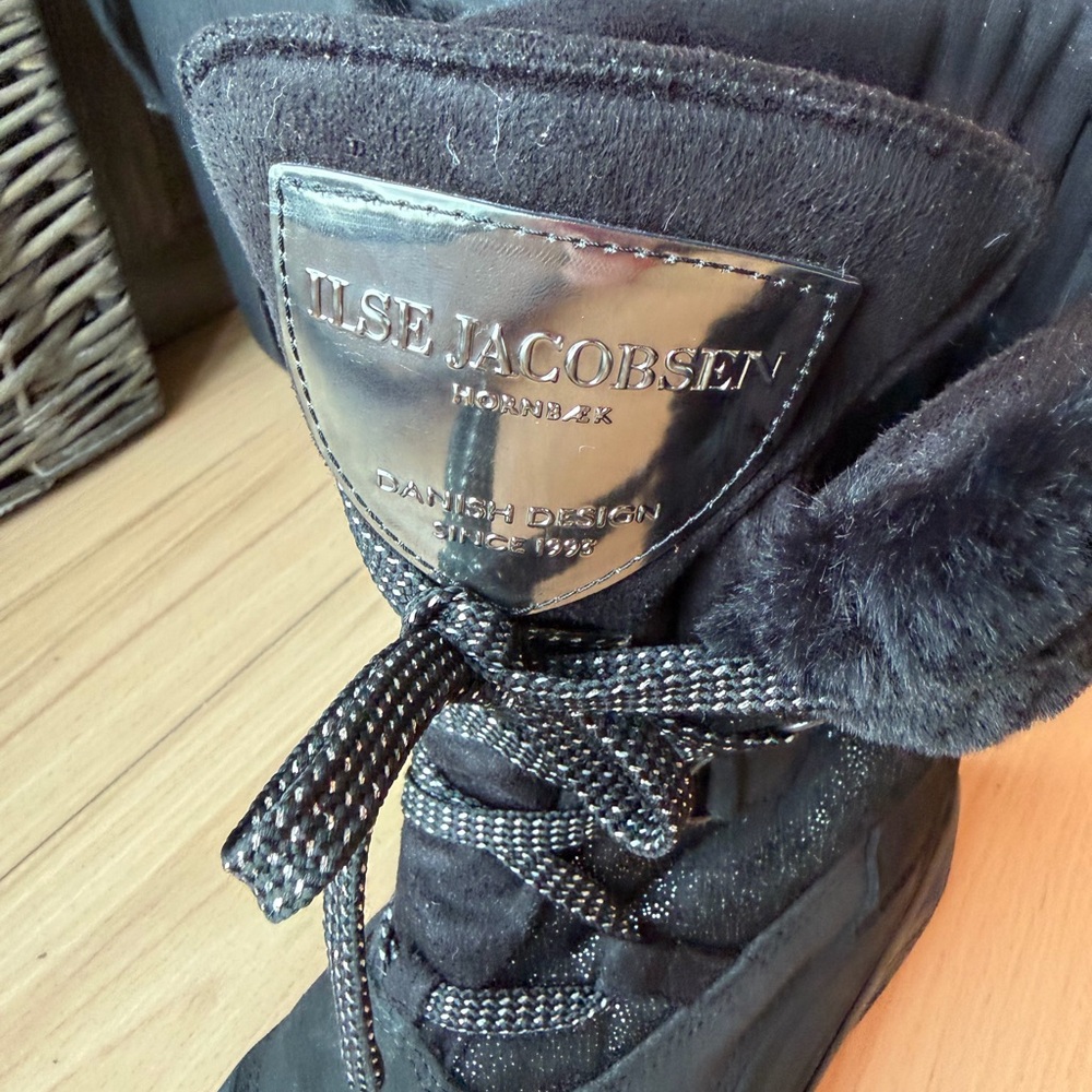 Ilse Jacobsen Black Winter Boots - Picture 5 of 11